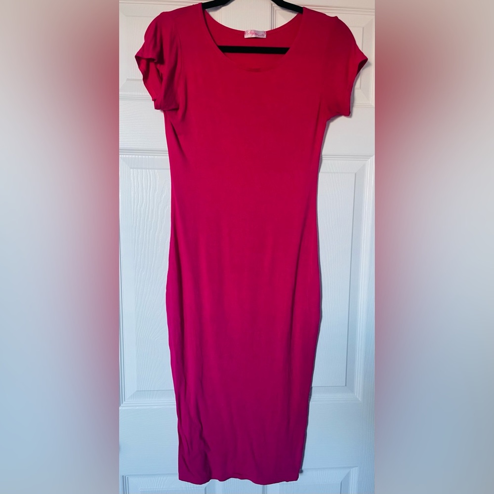 Chic Fuchsia Mini Dress